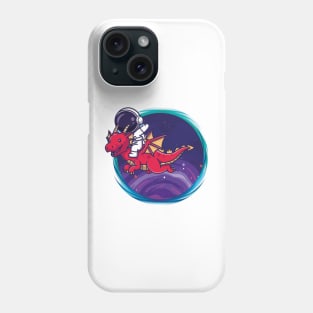 Dragon-Riding Astronaut Phone Case