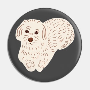 Fluffy Doggie Pin