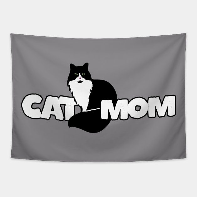 Cat Mom Tapestry by bubbsnugg