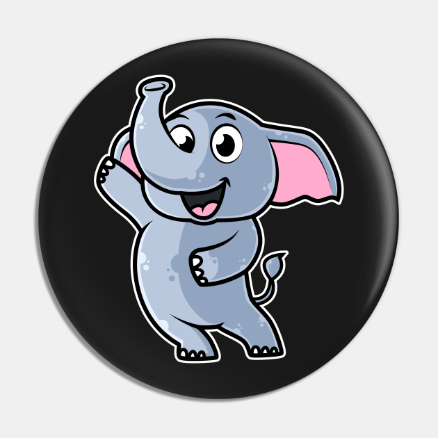 Cute Elephant Dancer - Dance for kids Kawaii Neko Anime print - Elephant - Pin | TeePublic Cute Elephant Dancer - Dance for kids Kawaii Neko Anime print - Elephant - Pin | TeePublic