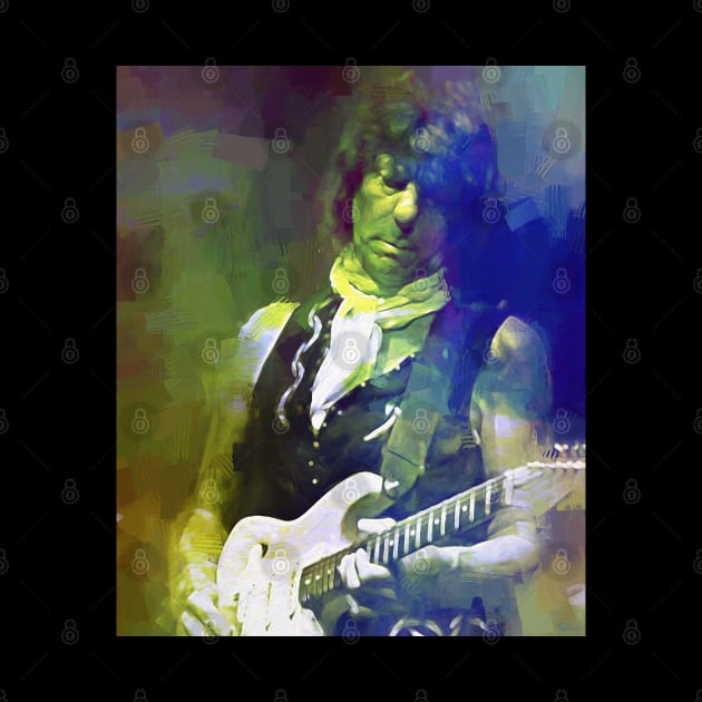 Jeff Beck Guitar Virtuoso by IconsPopArt