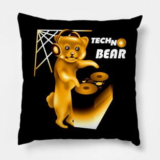 The rave techno Pillow