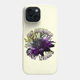 No Gender Only Chaos Sunflower Phone Case