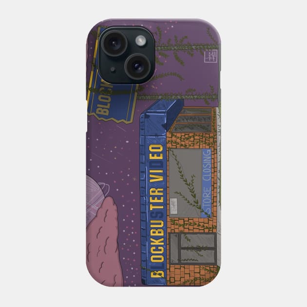 Late Night Run Phone Case by DejaDoodlesArt