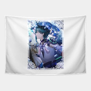 Xaio with his wings - Genshin Impact Tapestry