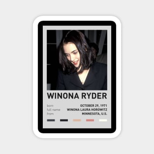 Winona Ryder Magnet