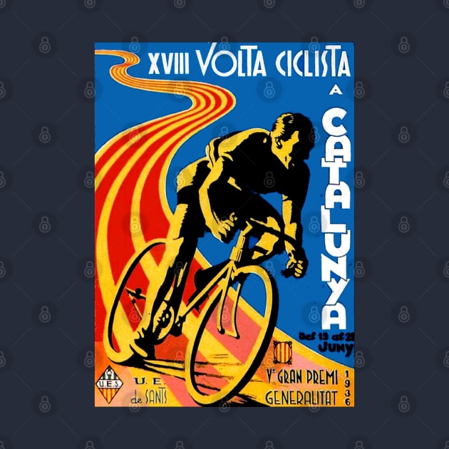 Volta Ciclista Cataluna Tour de France Print by posterbobs