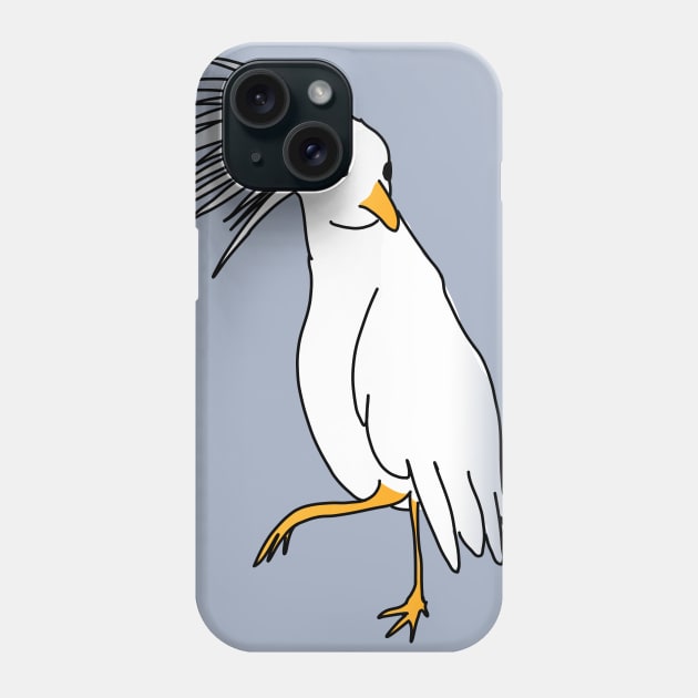 New Caledonia Bird : Kagou or Cagou Phone Case by FabuleusePlanete