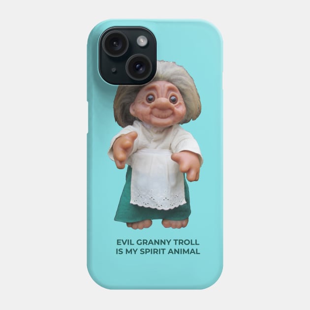 Funny Troll Phone Case by TimeTravellers