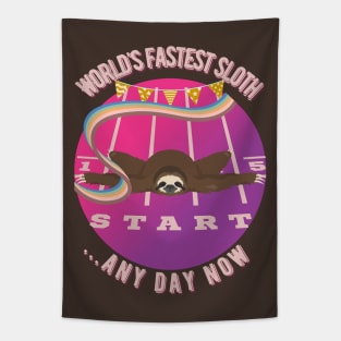 CUTE SLOTH - World's Fastest Sloth - SEIKA by FP Tapestry