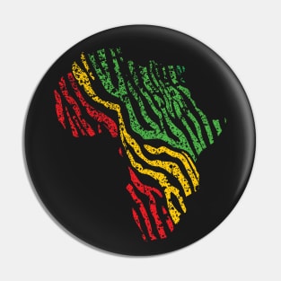 African Reggae Music Pin