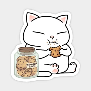 Chubby Cat Cookie Magnet