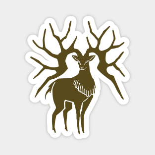 FETH Golden Deer Magnet