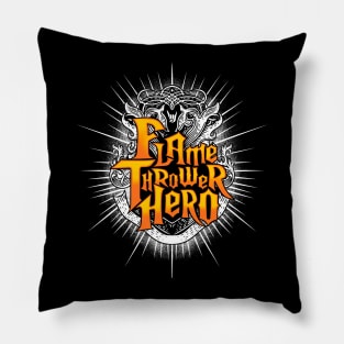 Flamethrower Hero Pillow