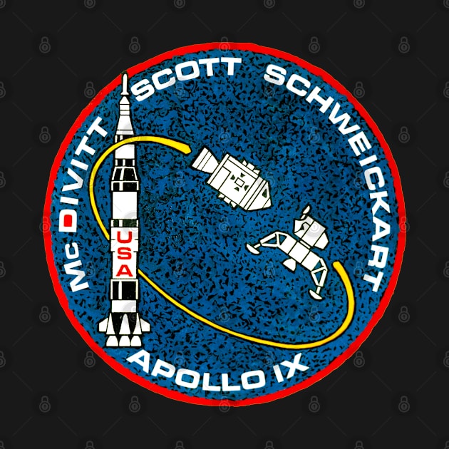 Apollo 9 NASA Mission Astronaut Crew Patch by jutulen