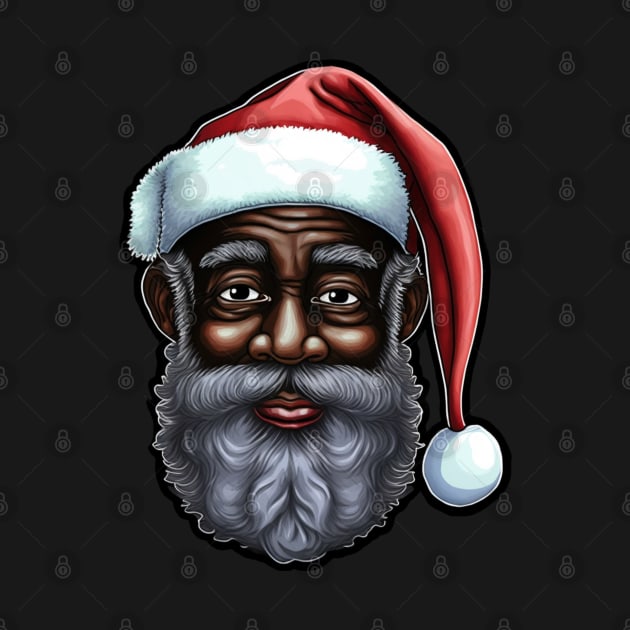 Black Santa, African American Santa by UrbanLifeApparel