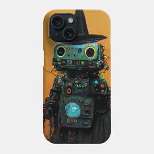 Cyber witch halloween design Phone Case