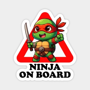 Ninja on board Magnet