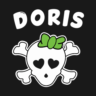 Piratin Doris Design For Girls And Women T-Shirt