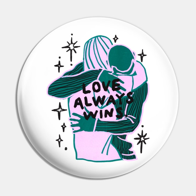 Love Always Wins (Light) Pin by GOWAWA