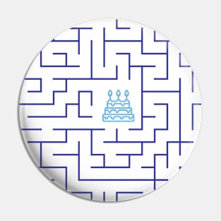 Square maze Pin