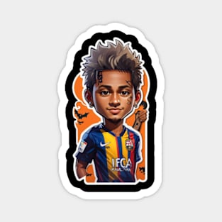 neymar brazil football Halloween Magnet