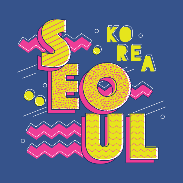 Retro 90s Seoul, South Korea by SLAG_Creative