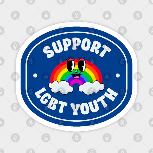 Support LGBT Youth - Support Queer Rights Magnet by Football from the Left