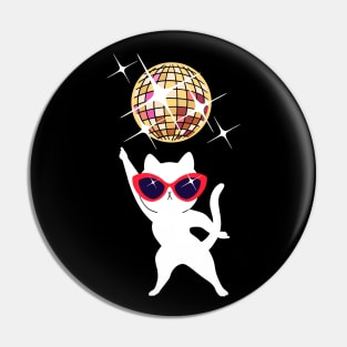 Saturday Night Fever Cat Pin