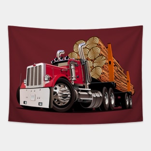 Cartoon truck Tapestry