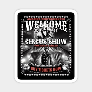 Horror Circus Poster Magnet