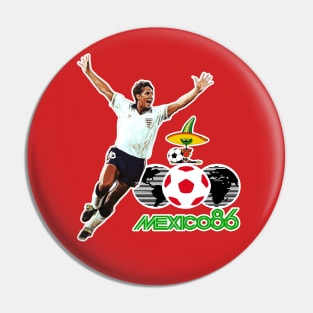 World Cup Heroes Mexico 86 - Gary Lineker Pin