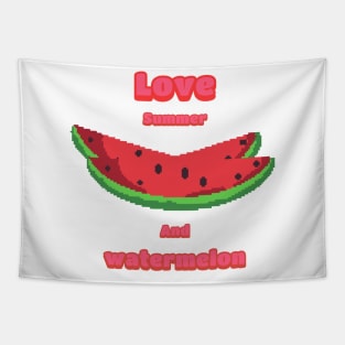 Love summer and watermelon Tapestry