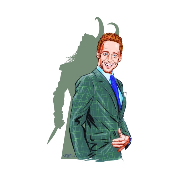 Tom Hiddleston - An illustration by Paul Cemmick by PLAYDIGITAL2020