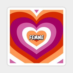 Femme - Lesbian Pride Magnet