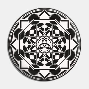 "Enigma" Mandala Pin