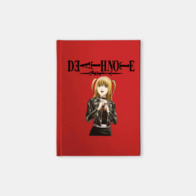 Death Note Misa Death Note Notebook Teepublic