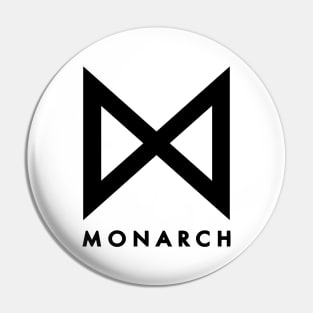 legacy of monster monarch black and white logo Pin