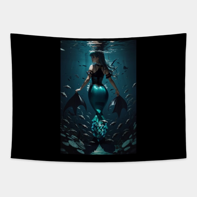 Under the Weather Mermaid Tapestry by MGRCLimon