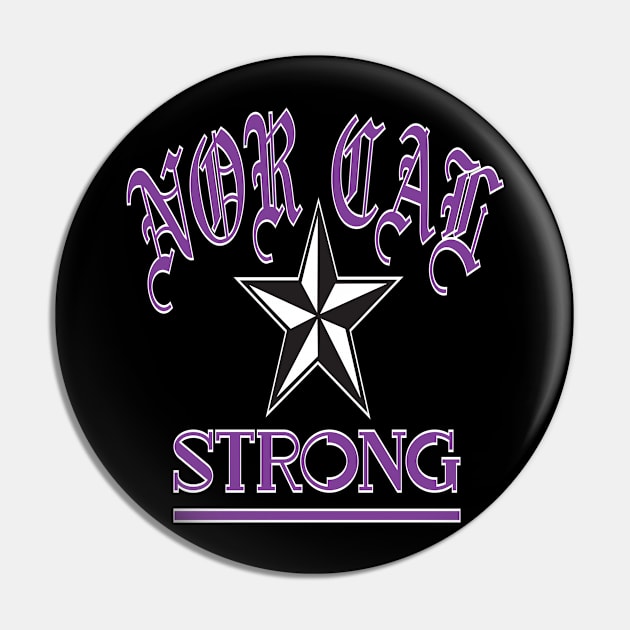 NOR CAL STRONG DESIGN #1-PURPLE/WHITE BORDER Pin by SELcustoms