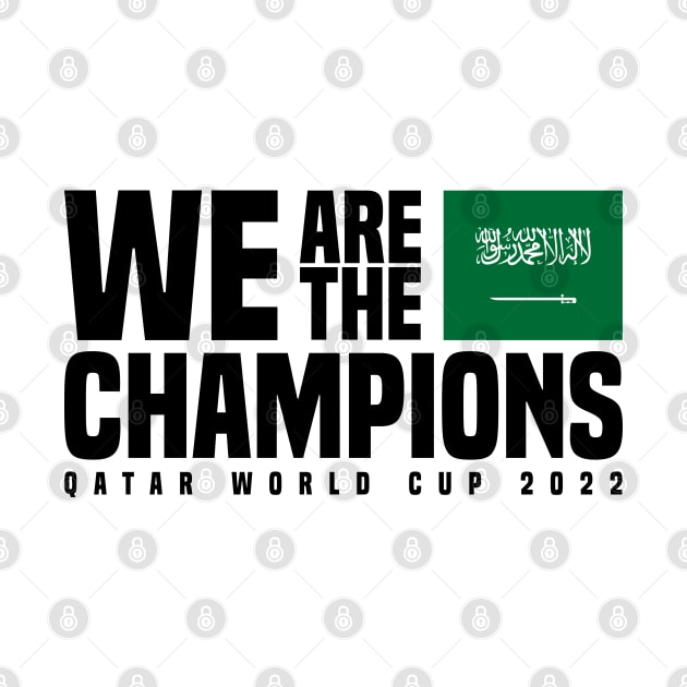 Qatar World Cup Champions 2022 - Saudi Arabia by Den Vector