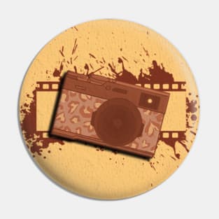 Camera Photo Chocolate Pin