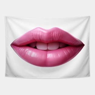 Pink Lips Tapestry