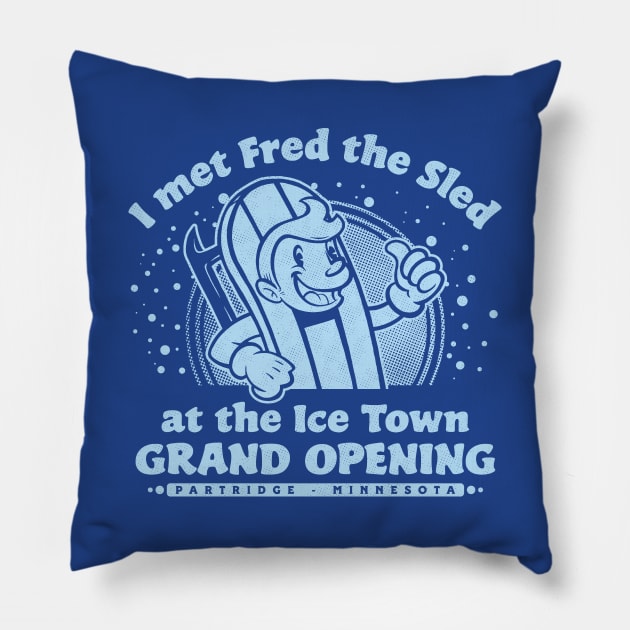 Fred The Sled Launch Shirt Pillow by DCLawrenceUK