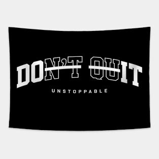 unstoppable series - white print Tapestry