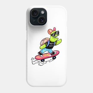 turtle rock n roll Phone Case