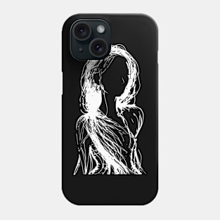 girl silhouette Phone Case