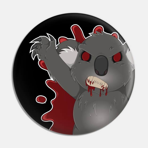 Aussie Halloween: Drop Bear Pin by Jaimie McCaw