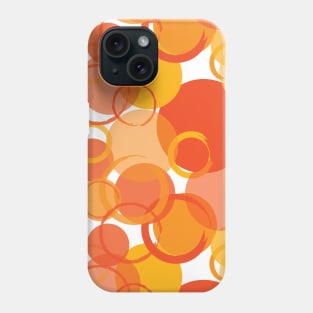 Orange Circle Seamless Pattern 040#001 Phone Case