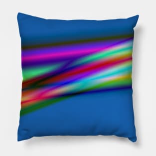 red blue green pink texture art Pillow